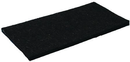 Replacement black felt 250 × 130 × 10 mm
