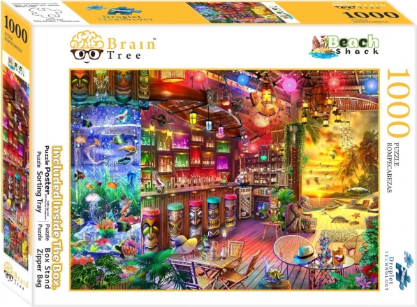 Puzzle Brain Tree bar sulla spiaggia 1000 pezzi