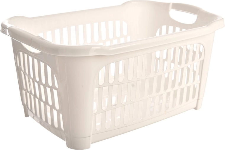Panier à linge Hobby ouvert 40 l blanc