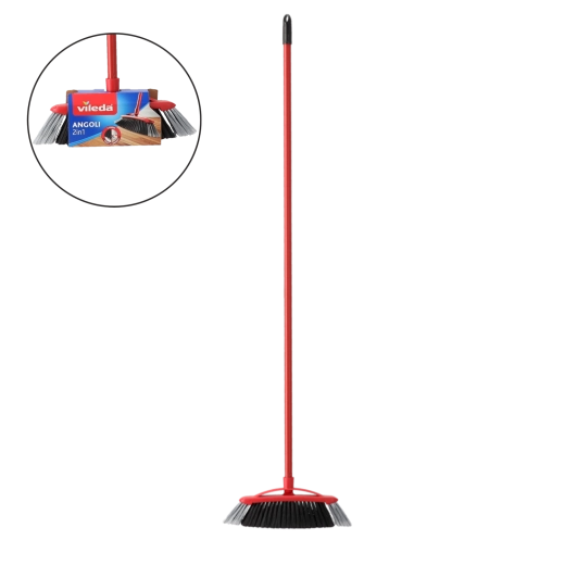 Profiled broom Vileda Angoli 2-in-1 with 130 cm handle