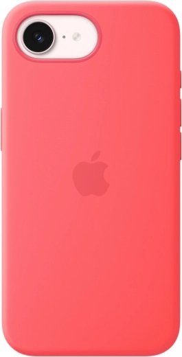 Siliconenhoes met MagSafe voor iPhone 17 – roze guave