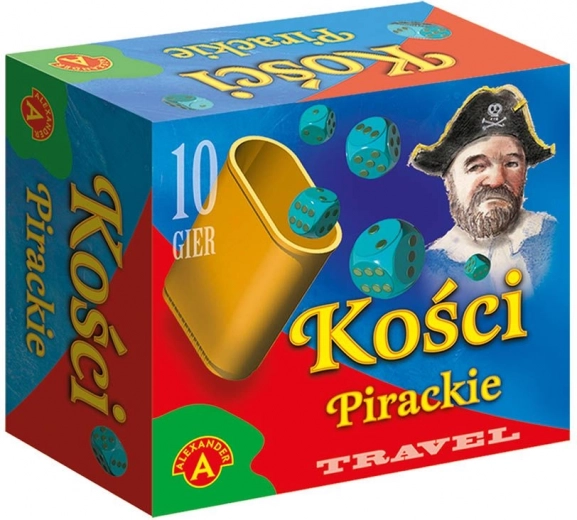 Gioco di dadi da viaggio Alexander Pirati