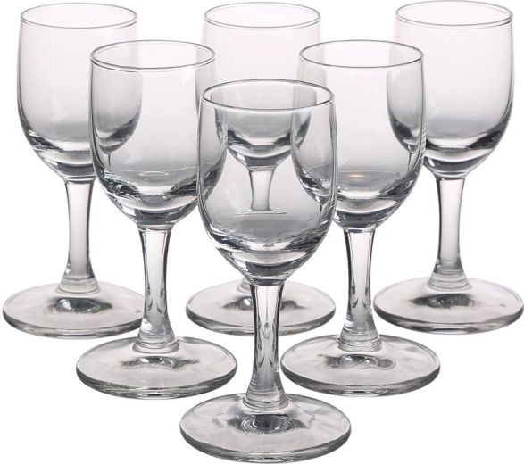 Set Diamond di 6 bicchierini da vodka da 35 ml