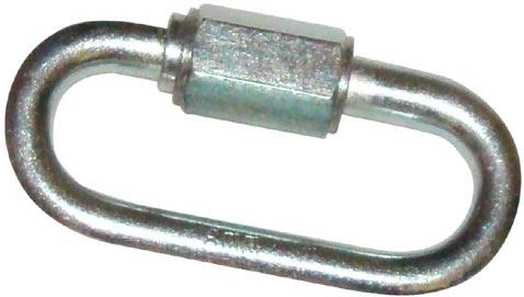 Steel Connecting Link M8 with Coupling Nut, 76 × 34 mm (10 pcs)