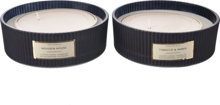 Candela profumata in vetro Black 580 g