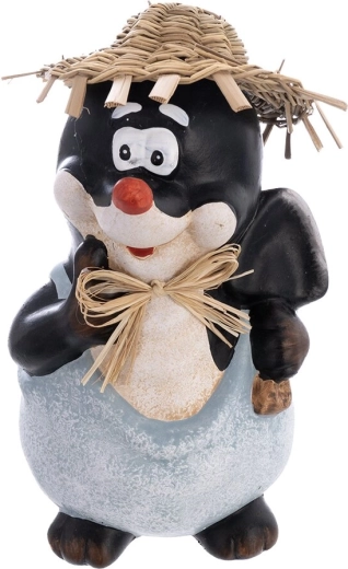 Maulwurf – dekorative Polyresin-Figur 24 cm