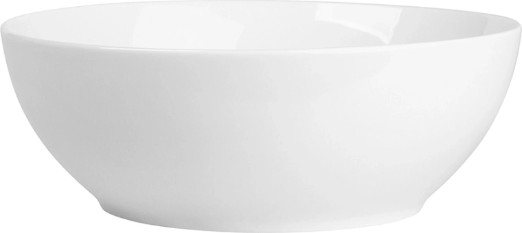 MariaPaula Klasyka klasična bela porcelanasta solatna skleda okrogla 23 cm 1750 ml