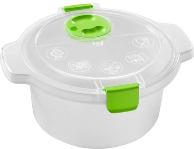 Boîte en plastique pour micro-ondes avec couvercle 0,8 l HEIDRUN