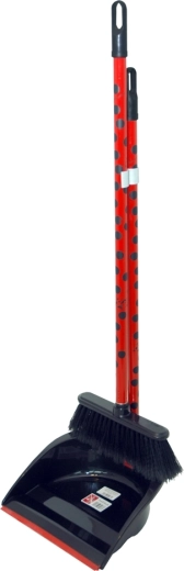 Cavallo Biedronka Set aus Kehrbesen und Kehrschaufel mit Stiel Leniuch