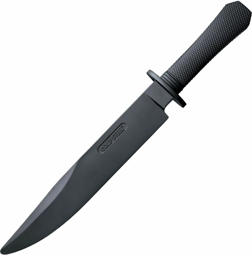 Cold Steel Rubber Training Laredo Bowie en caoutchouc d’entraînement, couteau d’entraînement 26,6 cm, noir, Santoprene