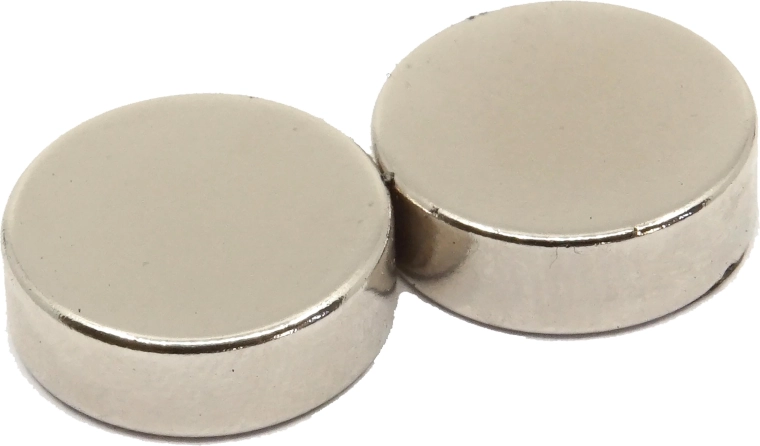 Neodym-cylinder 15 × 5 mm (2 stk)