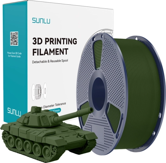 Sunlu PLA+ high-speed filament 1.75 mm – Olive
