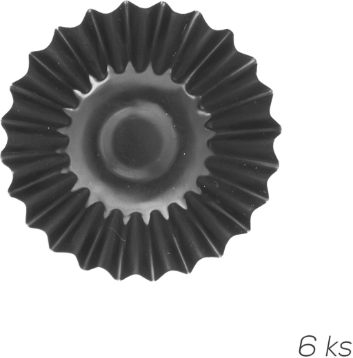 Moules métalliques pour tartelettes 5,5 cm (6 pièces)
