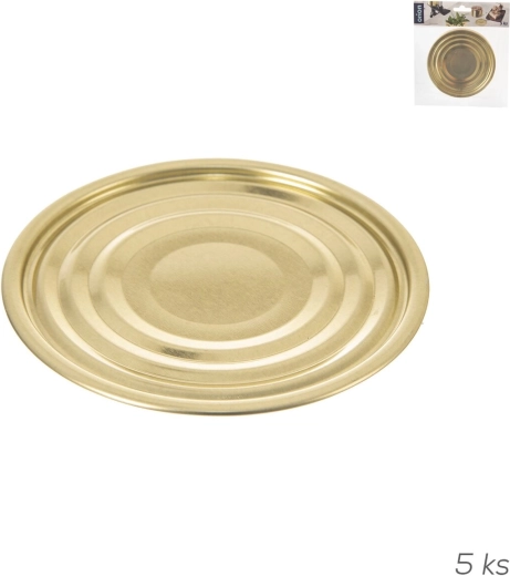 Couvercle étamé pour boîte 11 cm (5 pcs)
