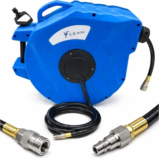 Automatski pneumatski namatalni vitlo za crijevo 20 m, 8×12 mm, 24 bar