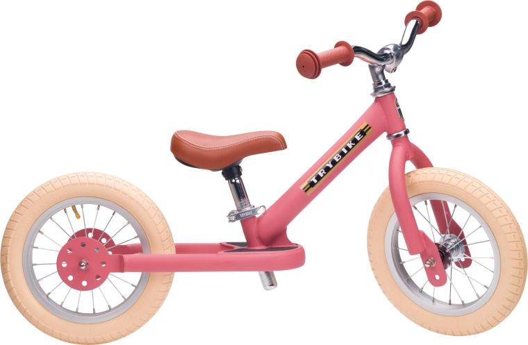 Różowy dziecięcy rowerek biegowy Trybike