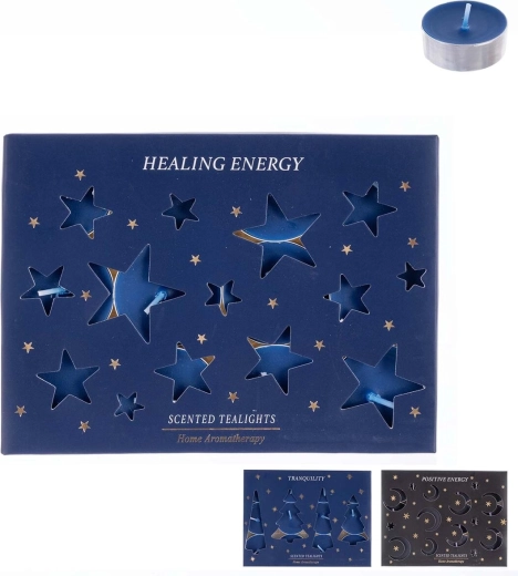 Mirisne čajne svijeće Moon 12 kom (12 g) – mix 3 mirisa