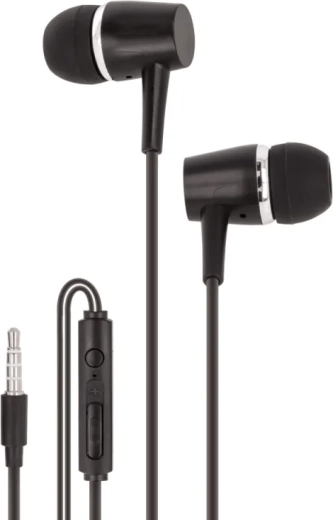 Setty wired in-ear headphones – black