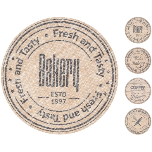 Jutová stolní podložka 38 cm