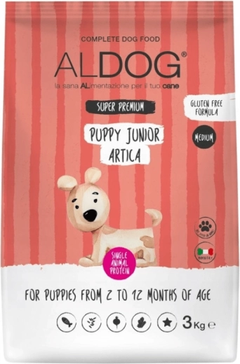 Aldog Puppy-Junior Artica Medium granule za štence srednjih pasmina s lososom 3 kg