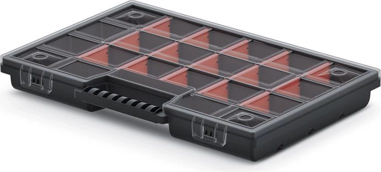 Plastic Organizer with Adjustable Compartments 290 × 195 × 35 mm NOR