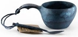 Kupilka classic mug with spoon blue 2.1 dl
