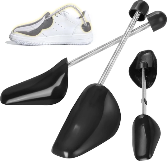 Zwarte veerspanners voor schoenen