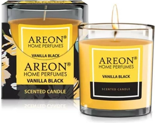 Scented Candle Areon Vanilla Black 120 g