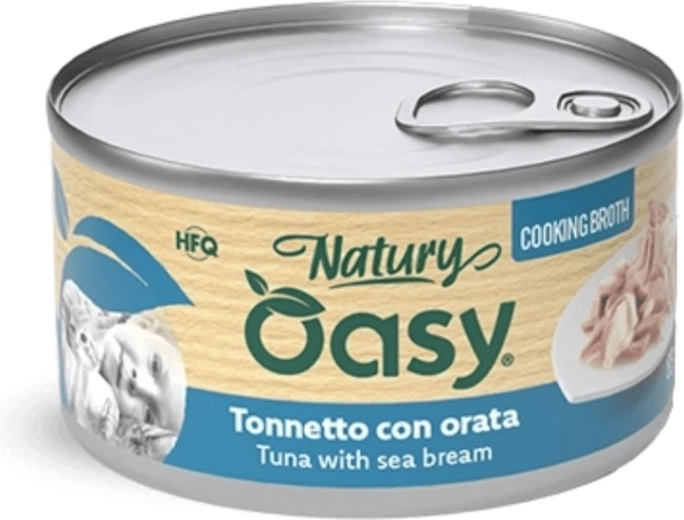 Oasy Cooking Broth – bouillon til katte med tun og havrude 85 g