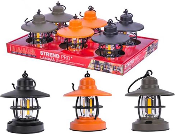 Retro kamperska svjetiljka 200 lm, mješavina boja