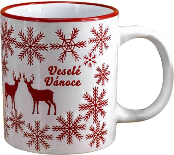 Tasse en céramique avec renne de Noël 280 ml