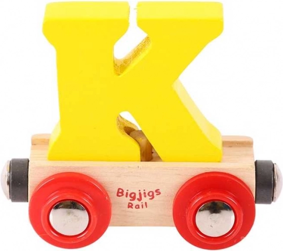 Waggon Bigjigs Rail Buchstabe K