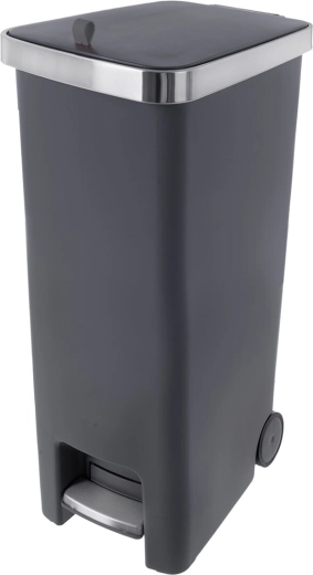 Premier plastic pedal trash bin 45 L, anthracite