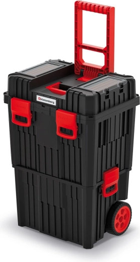 Valigia modulare per attrezzi con ruote Heavy Kistenberg, 71 l