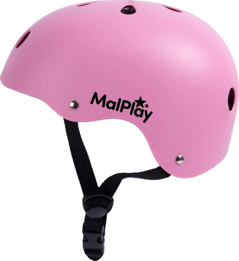 casco da ciclismo per bambini SafeKiddo rosa (S, 48–54 cm)