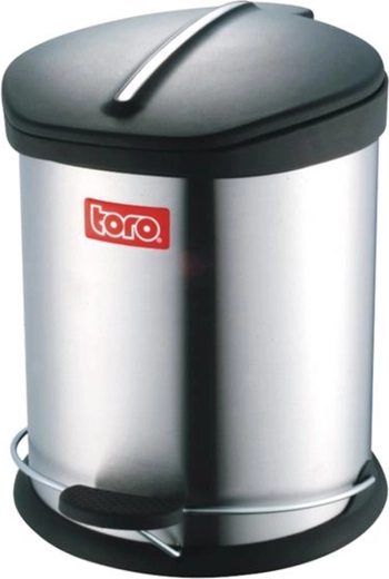 Waste bin with plastic lid 5 l