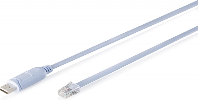 Adattatore console via cavo USB‑A a RJ45 con chipset FTDI (FT232RNL), azzurro, 1,8 m