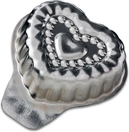 Stampini per dolci a cuoricino 4 cm, set da 20 pz