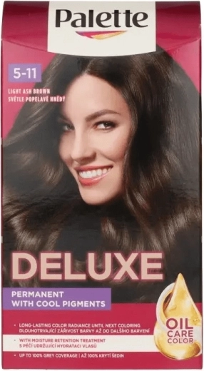 Palette Deluxe 5-11 castano chiaro cenere colorazione per capelli 50 ml