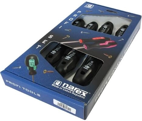 Set di cacciaviti 7 pezzi PHILLIPS, a taglio e POZIDRIV PROFI