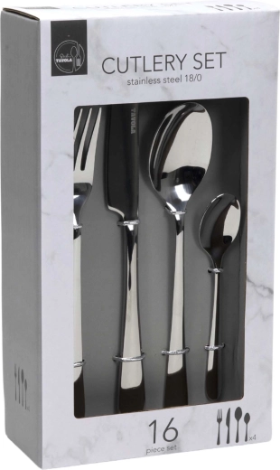 16-Piece Silver Cutlery Set