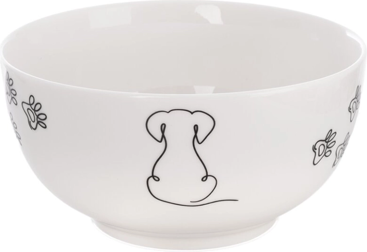 Porcelænsskål Hund 13 cm