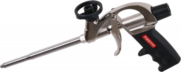 Pistolet do montażowej pianki PUR FESTA z teflonowym gwintem i kulką
