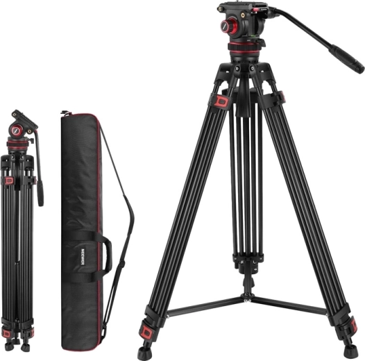 Neewer TP75 Video Tripod with Fluid Head