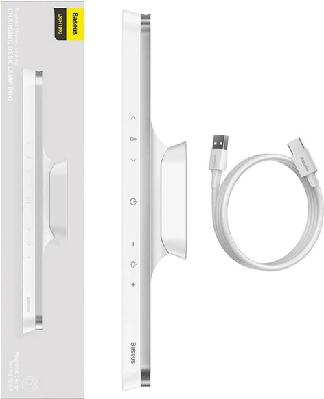 Baseus Lampada Dimmerabile Magnetica Pro con Pannello Touch Bianco