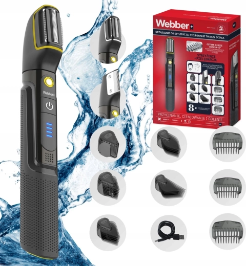 Webber 8u1 bežični trimer za lice i tijelo BG-600