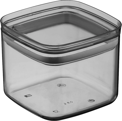 Contenitore in plastica con coperchio 700 ml