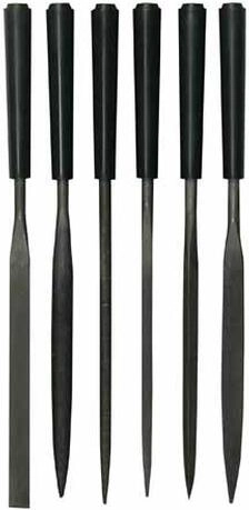 STANLEY Needle Files 150 mm, Set of 6