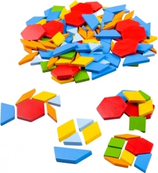 Mosaico colorato in legno BIGJIGS TOYS
