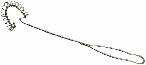 Frusta a mano in acciaio inox 70 mm con manico in acciaio inox